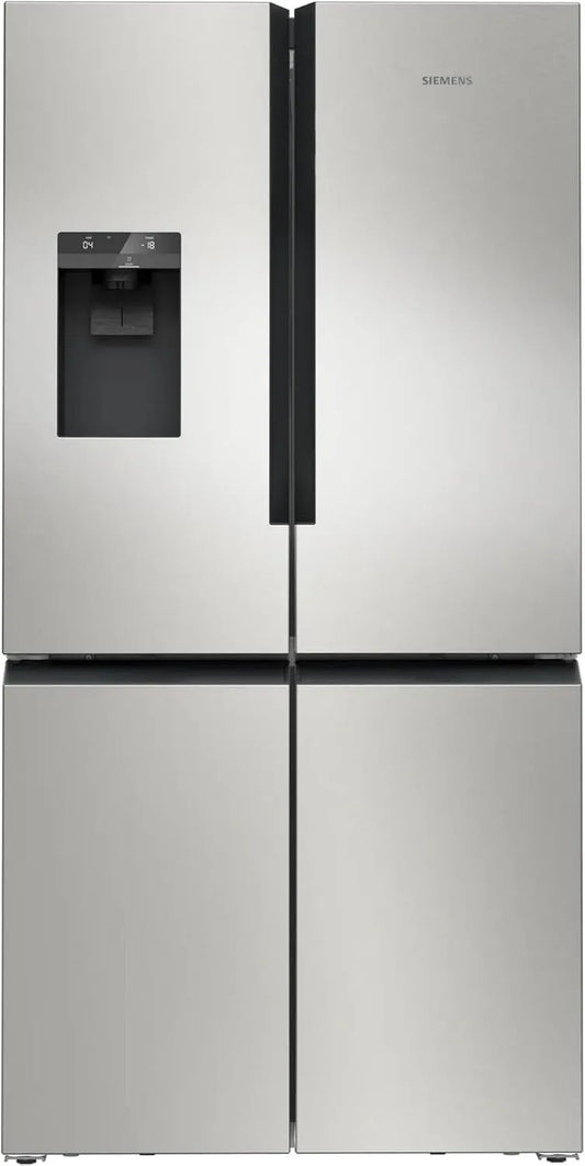 Siemens KF96IAPEA iQ500, Kombinované chladničky s mrazákem, Chytrá francouzská lednička, 183 x 90, 5 cm, 375 L chlazení & 199 L mrazení, Bílá