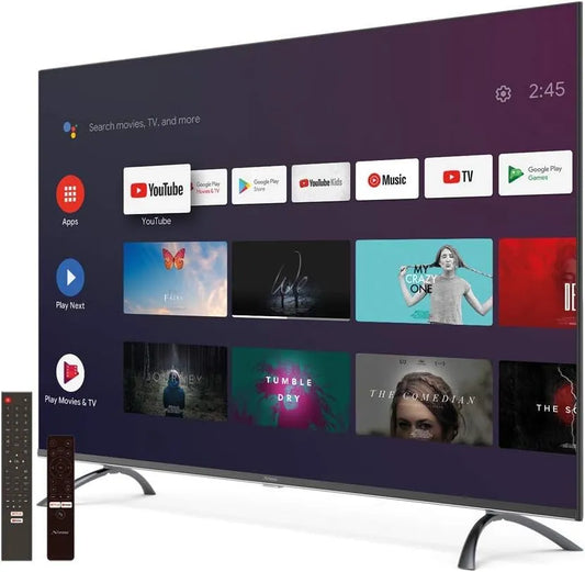 STRONG DVB-T/T2/C/S2 SRT50UC7433, Televizory, 50 '(126 cm) Android 4K Ultra HD LED Smart TV s trojitým tunerem (HDTV, HDR 10, Černá, 50 ', 126 cm