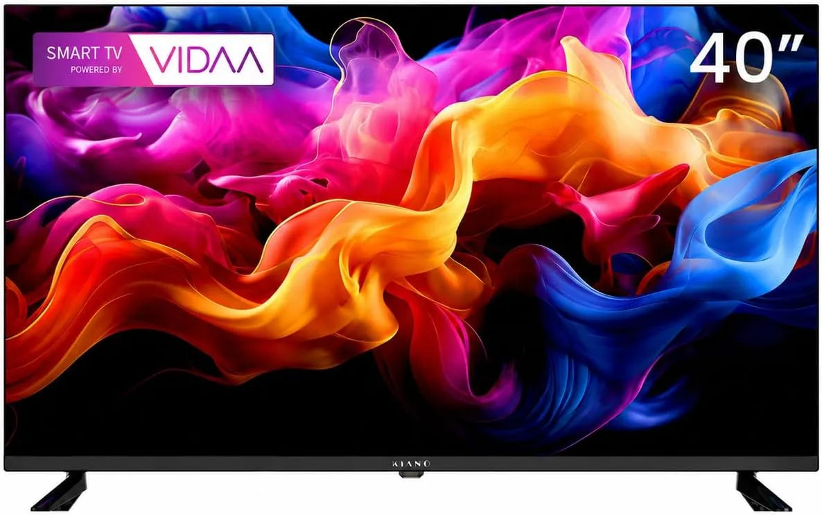 Kiano DVB-T2/S2/C DVB-T2, Televizory, Elegance 40palcový Smart TV - Full HD DLED TV s VIDAA OS, WiFi, Triple Tuner ( /, Černá, Full HD, 102 cm