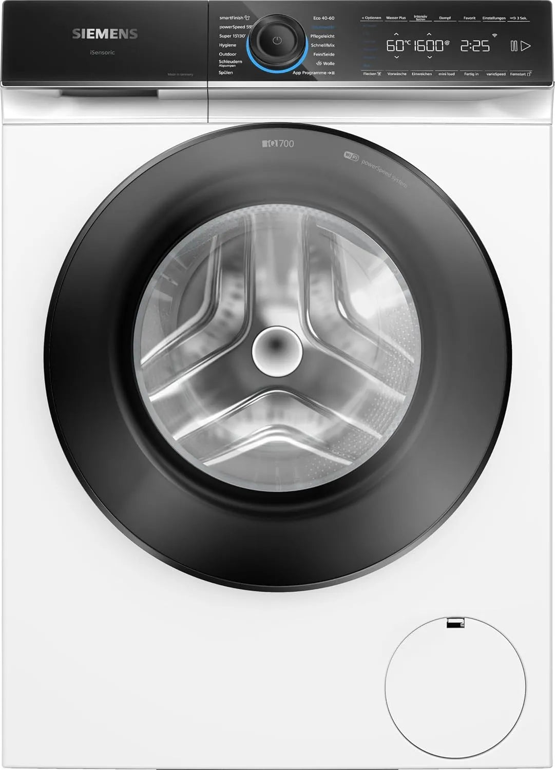 Siemens iQ700 WG56B2041, Pračky, Chytrá pračka 10 kg 1600 UpM, Bílá, 10 kg