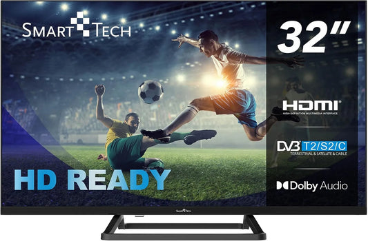 Smart Tech 32HN01V3, Televizory, TV 32 palců (80 cm) LED TV s HD- ready rozlišením, Černá, 01V, 80 cm