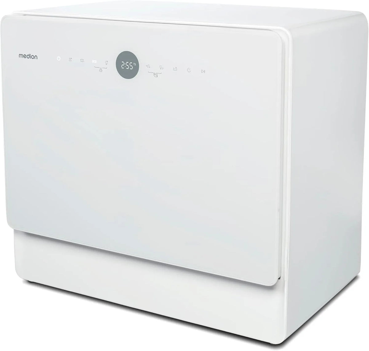 MEDION DWT50, Stolní myčky nádobí, MÉDION Mini myčka nádobí (stolní myčka nádobí, myčka nádobí, 5 šitých stropů, Bílá, 35 cm, 7, 8 l, 35, 7 cm