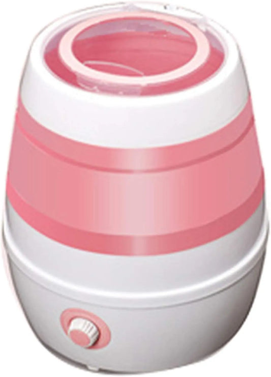 ZXLLAFT, Pračky, Přenosná pračka Semiautomatická pračka Malá ultrazvuková pračka s odnímatelným, Růže, 2, 6 kg, 220V, 240W, 4