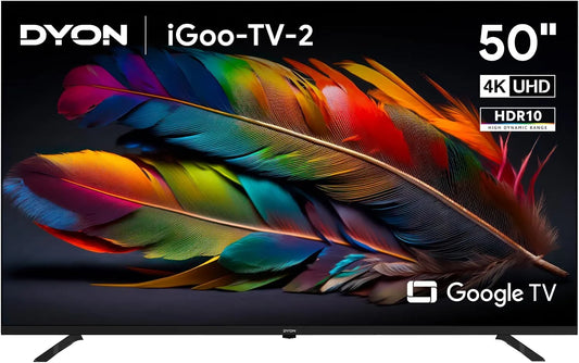 DYON 50U-2 HDR10, Televizory, iGoo-TV 50 palců 4K UHD Smart TV s, Černá, 4K, 840 x 2, 126 cm, 2.4 G