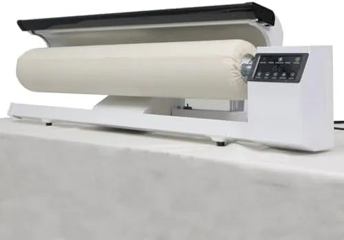 ITETONE, Cestovní stanice pro žehlení páry, Komerční žehlicí stroj - digitální rotační parní lis pro efektivní páření tkanin, Černá, 14 cm, 70 g