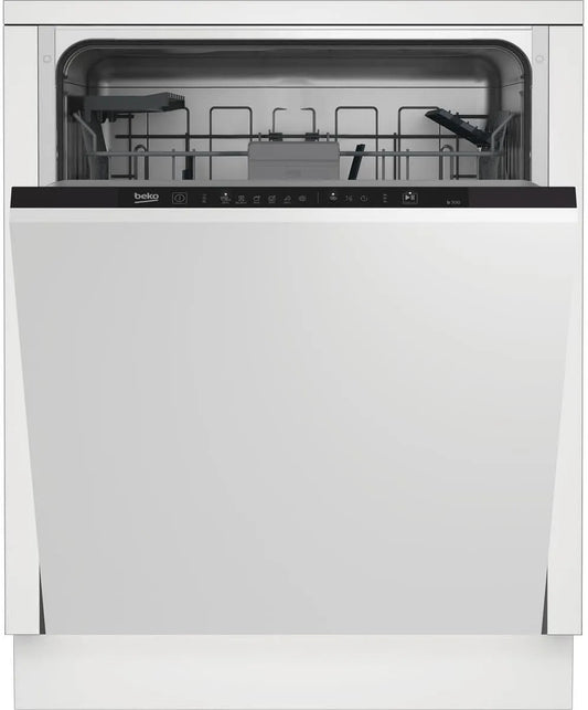 Beko BDIN16430 b300, Myčky nádobí, 60 cm, budova-v myčce nádobí 60 cm plně integrovaný, pro 14 šitých stropů, 3 úrovně, Stříbrná