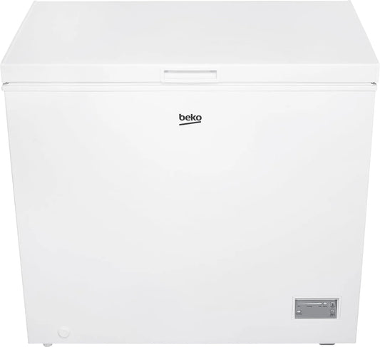 Beko CF200CWN, Truhlicové mrazničky, Mrazák, 198 l užitečného objemu, 1 mrazák na mražené zboží, rychlá, Bílá, 198 l, 40 db, 5 x 102