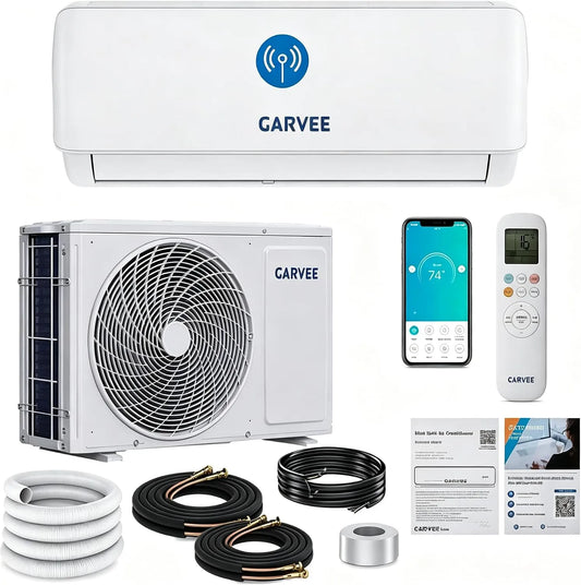 JustSmart, Splitové klimatizace, A + + Inverter Split Air Conditioning 18000 BTU - Central Air Conditioning, Bílá, 18000 BTU, 000 BTU, 5, 100 W