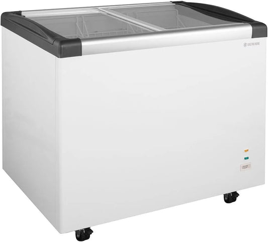 GastroHero, Truhlicové mrazničky, Mrazák Gastro Hero ECO 350 I mrazák velký 273L I mrazák uzamykatelný I mrazák s, Průhledná, 273L, 75 mm