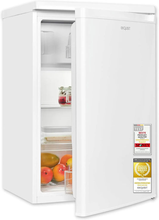 Exquisit, Kombinované chladničky s mrazákem, Excelentní chladnička s mrazákem, 109 l, volně stojící, bílá, 95 l, 14 l, 85 cm